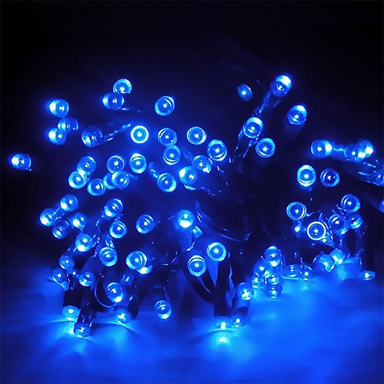 LZINA™ | 200 LEDs Outdoor Waterproof Christmas Festival Decoration Solar Lamps String Lights, Length: 22m (Blue)