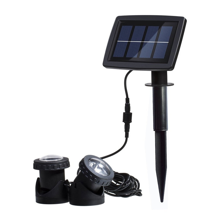 LZINA™ | Two Heads LED Outdoor Waterproof Solar Underwater Spotlight Floodlight