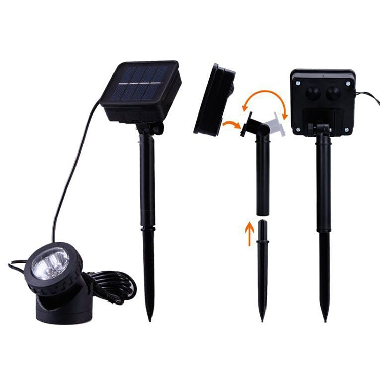 LZINA™ | Two Heads LED Outdoor Waterproof Solar Underwater Spotlight Floodlight