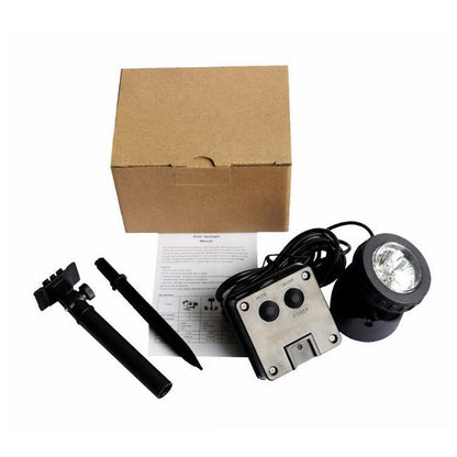 LZINA™ | Two Heads LED Outdoor Waterproof Solar Underwater Spotlight Floodlight
