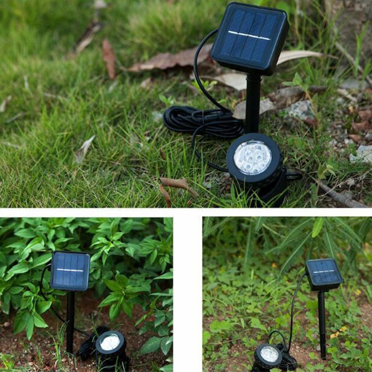LZINA™ | Two Heads LED Outdoor Waterproof Solar Underwater Spotlight Floodlight