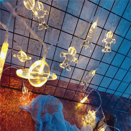 BowLift LED Astronaut String Lights — Celestial Glow for Any Space
