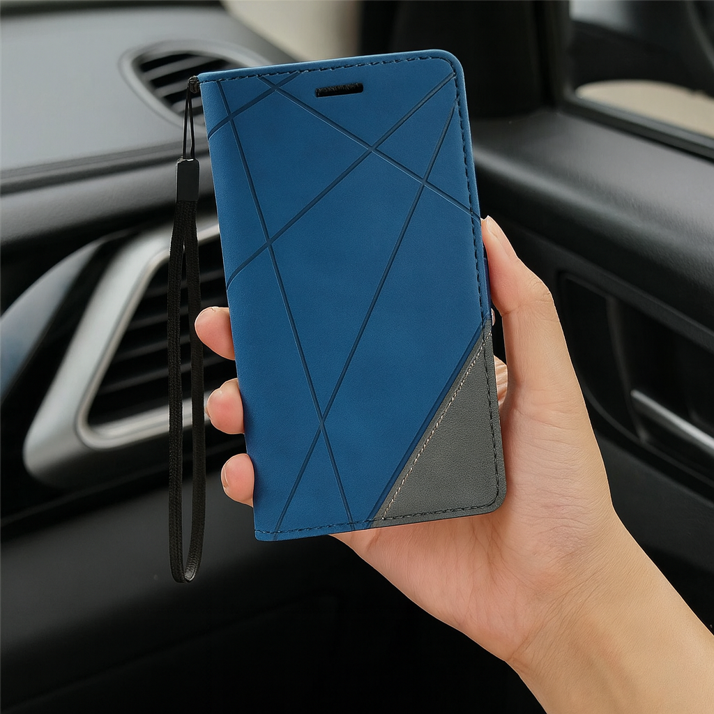 LZINA™ | Leather Wallet Flip Phone Case