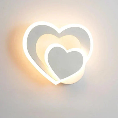 BowLift Heart-Shaped Wall Light - Romantic Design, Easy Setup - AtmosLove