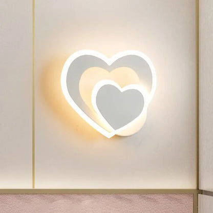 BowLift Heart-Shaped Wall Light - Romantic Design, Easy Setup - AtmosLove