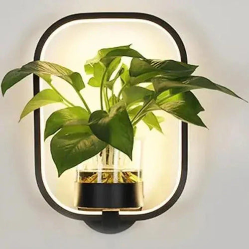 BowLift | Luminaire Sconce — Elegant Plant Wall Light for Indoor Greenery