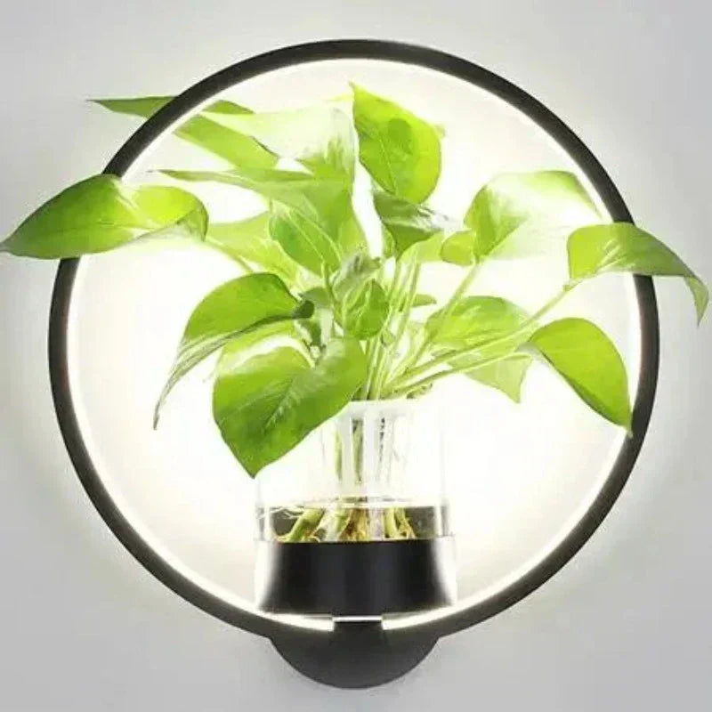 BowLift | Luminaire Sconce — Elegant Plant Wall Light for Indoor Greenery