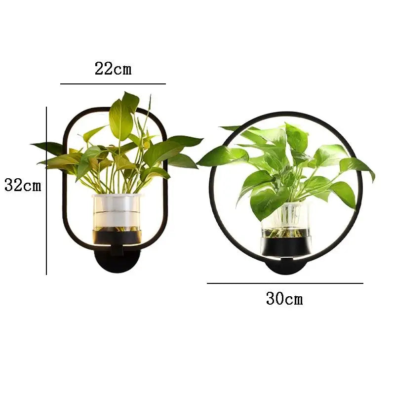 BowLift | Luminaire Sconce — Elegant Plant Wall Light for Indoor Greenery