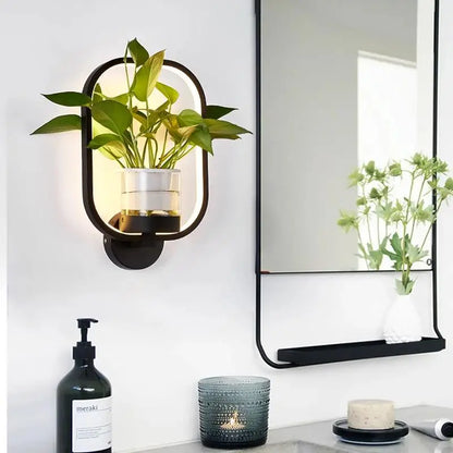 BowLift | Luminaire Sconce — Elegant Plant Wall Light for Indoor Greenery