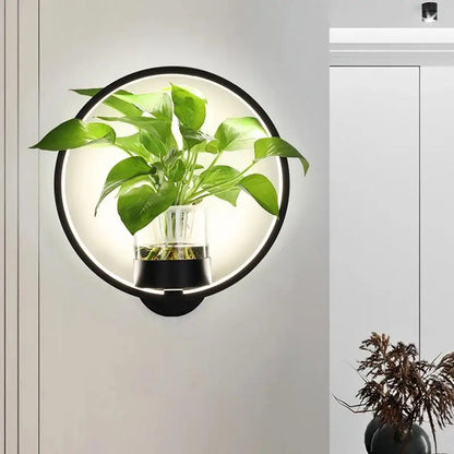 BowLift | Luminaire Sconce — Elegant Plant Wall Light for Indoor Greenery