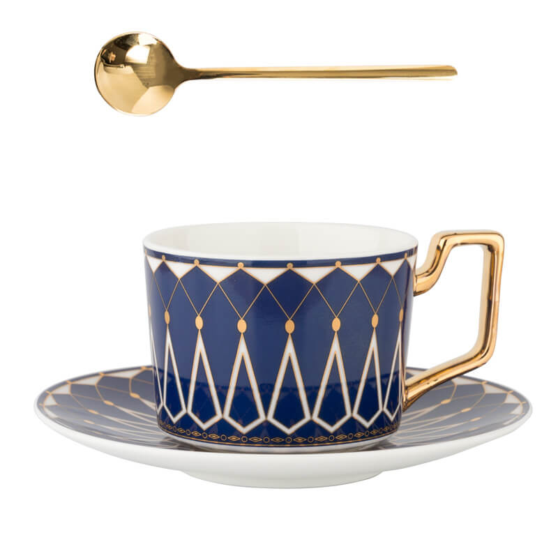 BowLift | Square A Retro-Pattern Coffee Mug