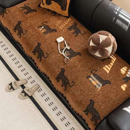 BowLift | Lion Wavy Non-Slip Sofa Cover