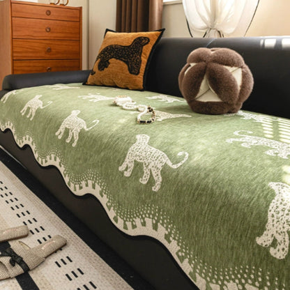 BowLift | Lion Wavy Non-Slip Sofa Cover