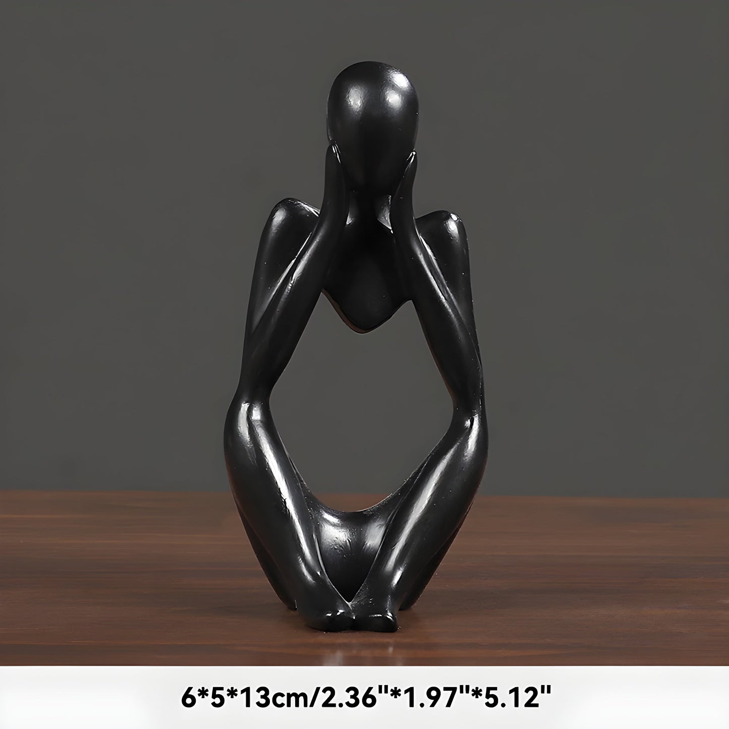 LZINA™ | Abstract Thinker Sculpture Home Decor