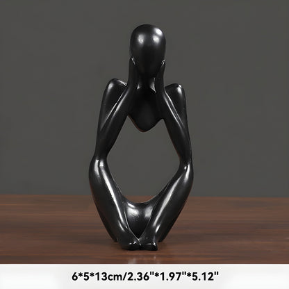 LZINA™ | Abstract Thinker Sculpture Home Decor