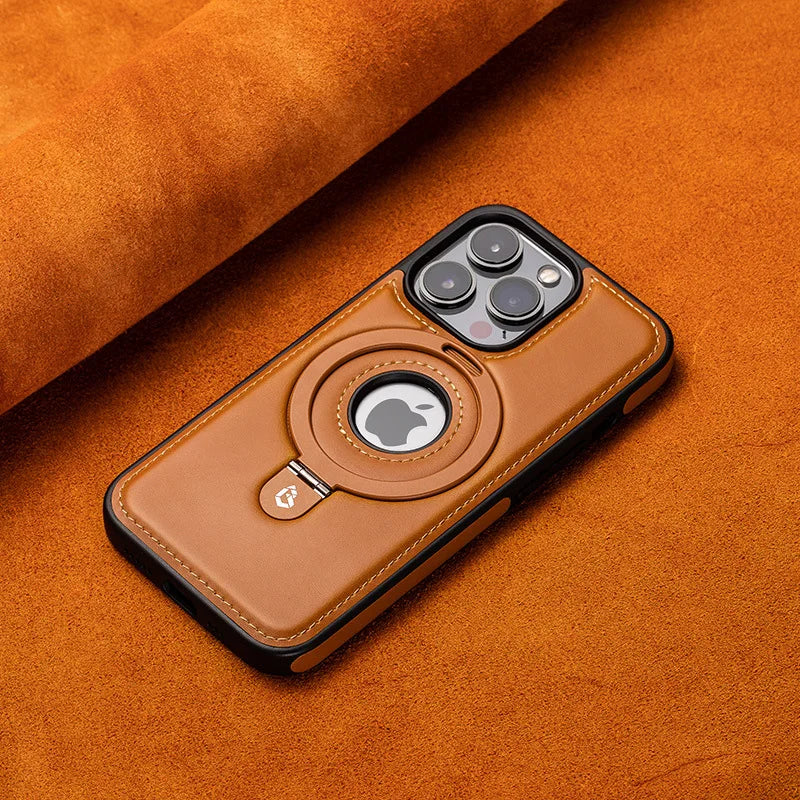 LZINA™ | Magnetic iPhone case with invisible ring holder