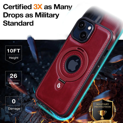 LZINA™ | Magnetic iPhone case with invisible ring holder