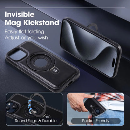 LZINA™ | Magnetic iPhone case with invisible ring holder