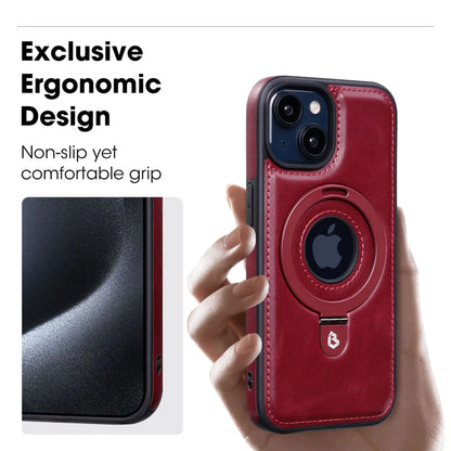 LZINA™ | Magnetic iPhone case with invisible ring holder