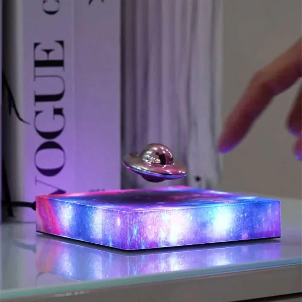 LZINA™ | Magnetic LED Night Light with Floating Spaceship Design