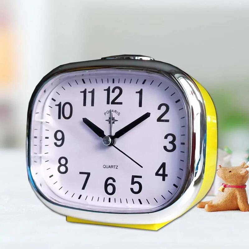 LZINA™ | Silent Night bedside clock – Alarm clock with night light and snooze function