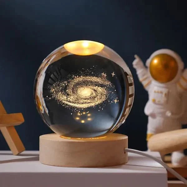 LZINA™ | Luminous Crystal Ball LED Night Light Decor