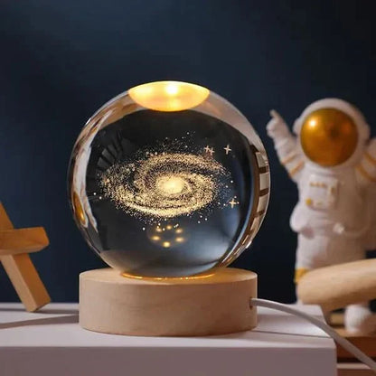 LZINA™ | Luminous Crystal Ball LED Night Light Decor