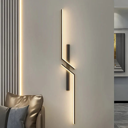BowLift Creative LED Wall Lamp with Stripe Design — Modern, Sleek Illumination