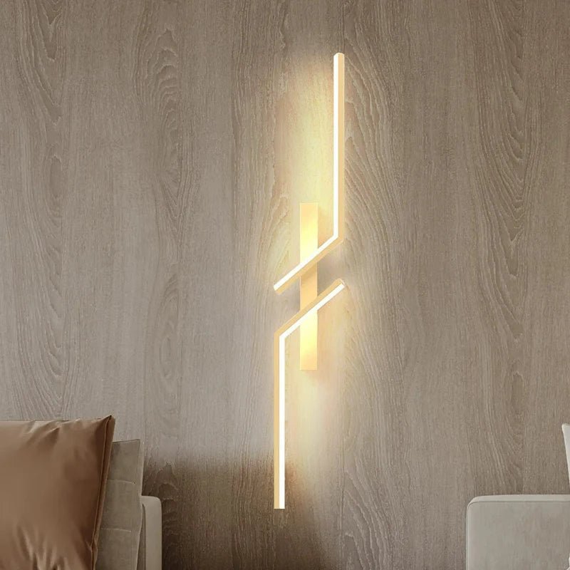 BowLift Creative LED Wall Lamp with Stripe Design — Modern, Sleek Illumination