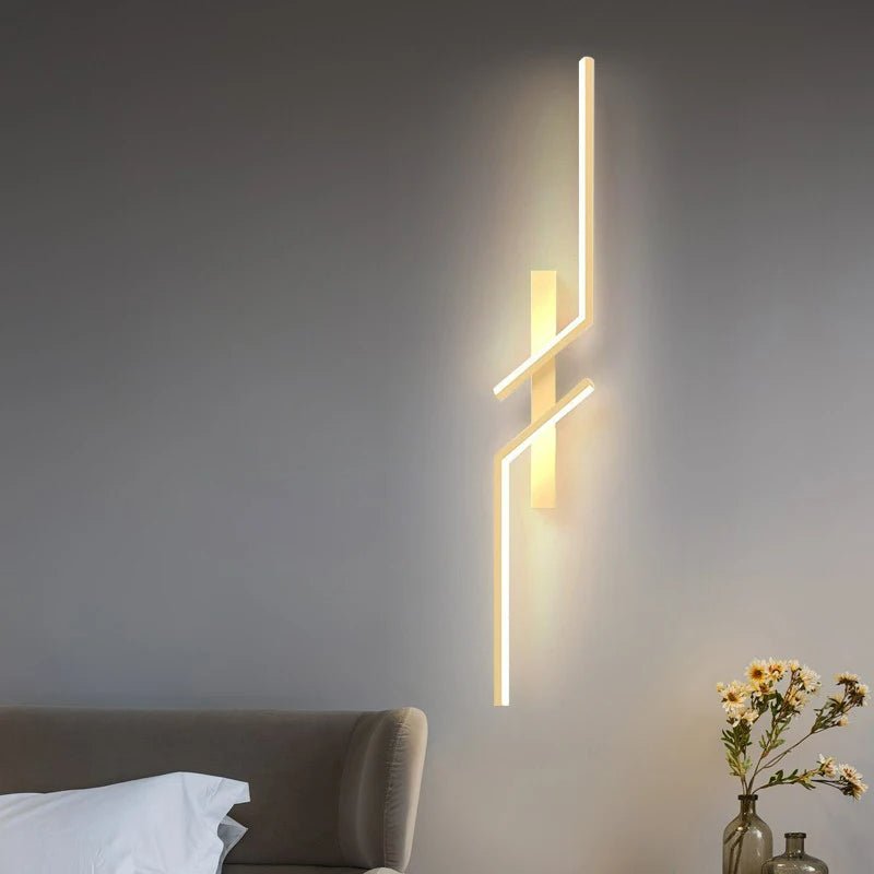 BowLift Creative LED Wall Lamp with Stripe Design — Modern, Sleek Illumination