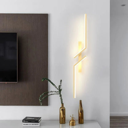 BowLift Creative LED Wall Lamp with Stripe Design — Modern, Sleek Illumination