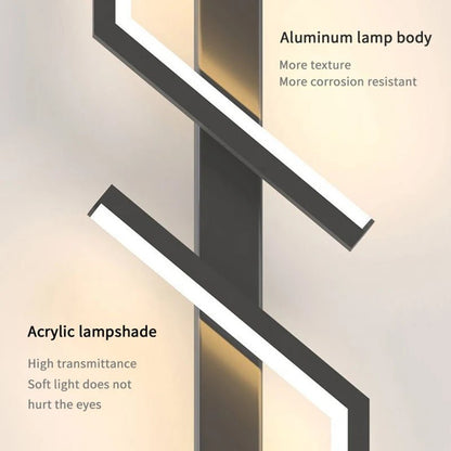 BowLift Creative LED Wall Lamp with Stripe Design — Modern, Sleek Illumination