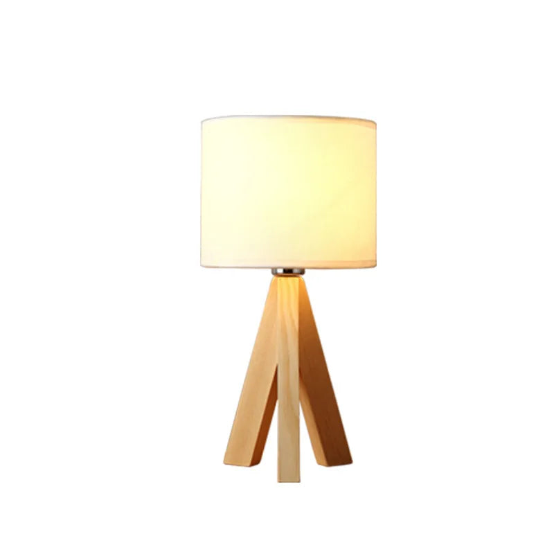 BowLift EcoLight – Modern wooden table lamp with a sleek, minimalist design