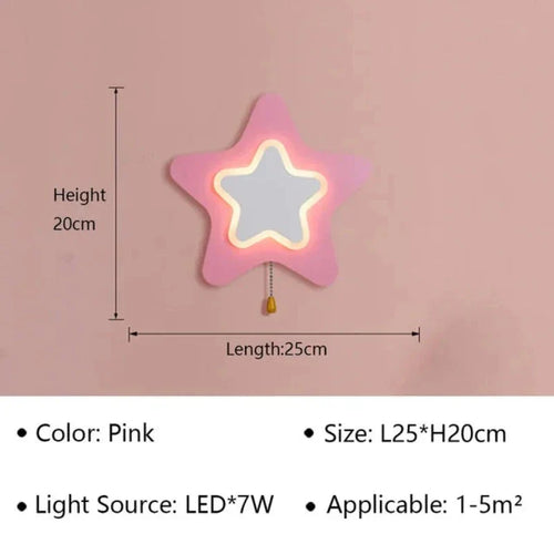 BowLift LED Wall Lamp for Kids' Rooms and Hallways — Cozy, Safe Lighting