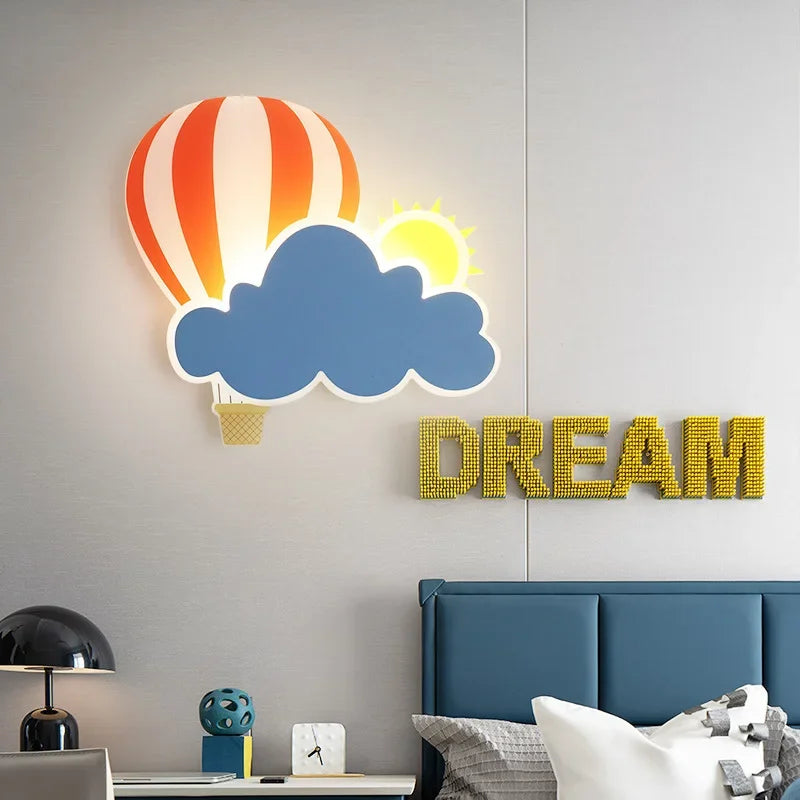 BowLift LED Wall Lamp for Kids' Rooms and Hallways — Cozy, Safe Lighting
