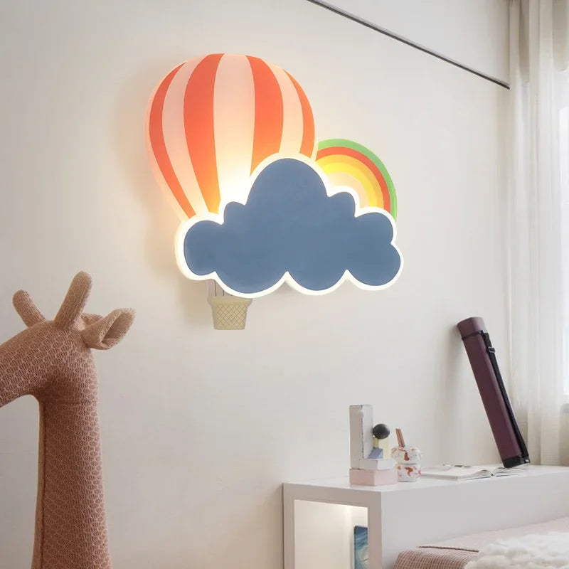 BowLift LED Wall Lamp for Kids' Rooms and Hallways — Cozy, Safe Lighting