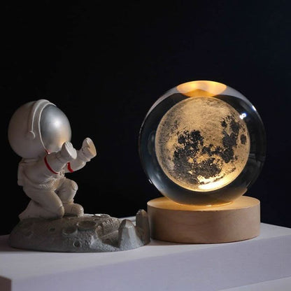 LZINA™ | Luminous Crystal Ball LED Night Light Decor