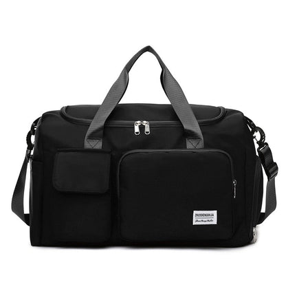 LZINA™ | Multi-Pocket Travel Bag, Sports and Gym Duffle with Separate Shoe Compartment