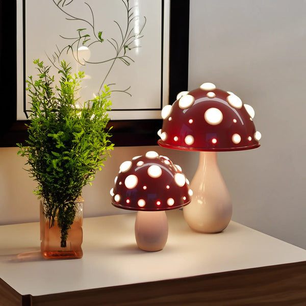BowLift LumiFungi – Luxury LED Table Lamp with Mood-Setting Mushroom Design and Dimmable Illumination