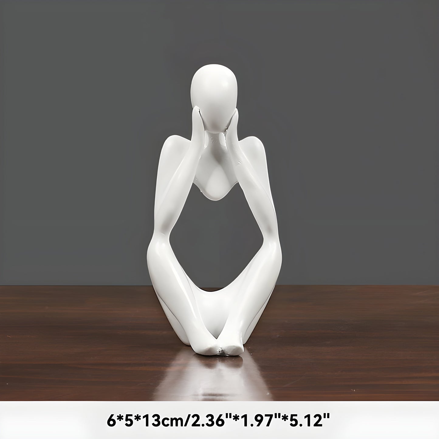 LZINA™ | Abstract Thinker Sculpture Home Decor