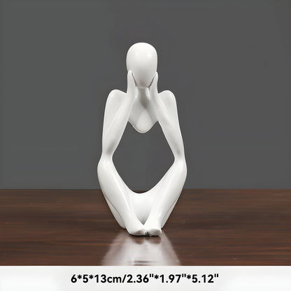 LZINA™ | Abstract Thinker Sculpture Home Decor