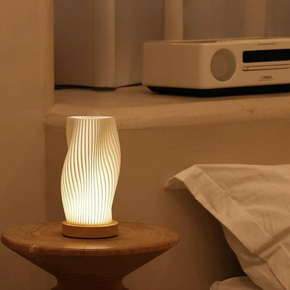 BowLift USB-Powered Table Lamp with an Elegant Wave Design | WaveGlow
