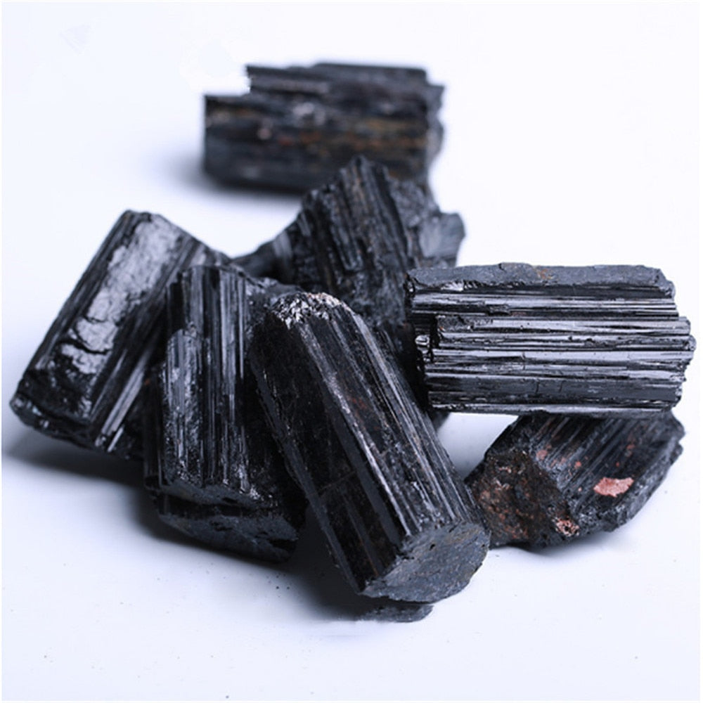 LZINA™ | Natural and mineral stones crystal black tourmaline raw stone home Ramadan decoration 2023