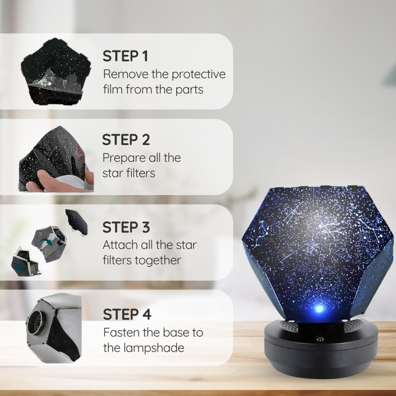 LZINA™ | Starry Night Light Projector