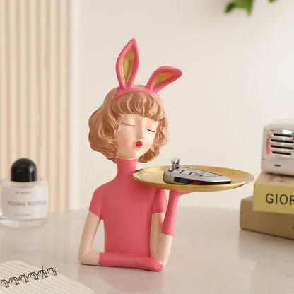 LZINA™ | FloralFinesse - Girl Vase Decor
