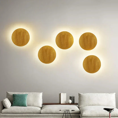 BowLift LuxeRadiant Scandinavian Wooden Wall Lamp – Elegant Nordic Lighting