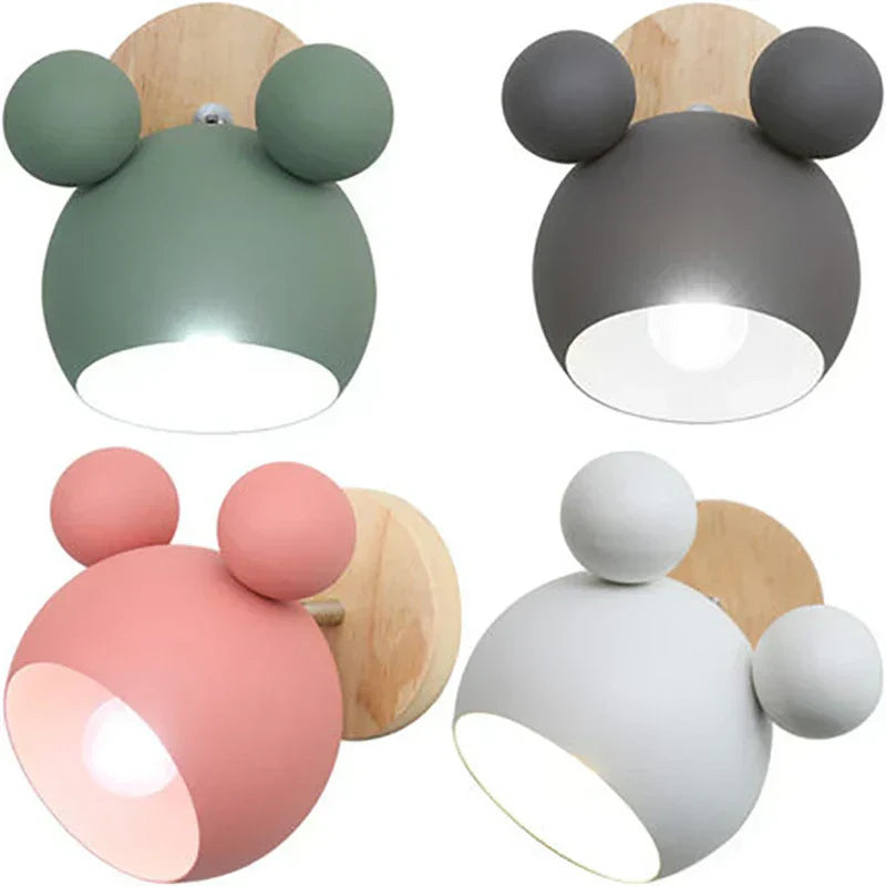BowLift MickeyGlo Mickey Wall Lamp - Adorable Mickey-Themed Wall Light for Kids' Rooms