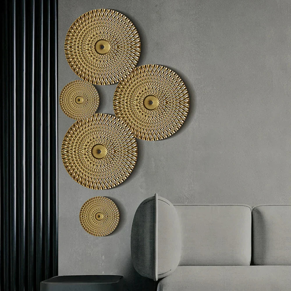 LZINA™ | Nordic Gold Wall Hanging