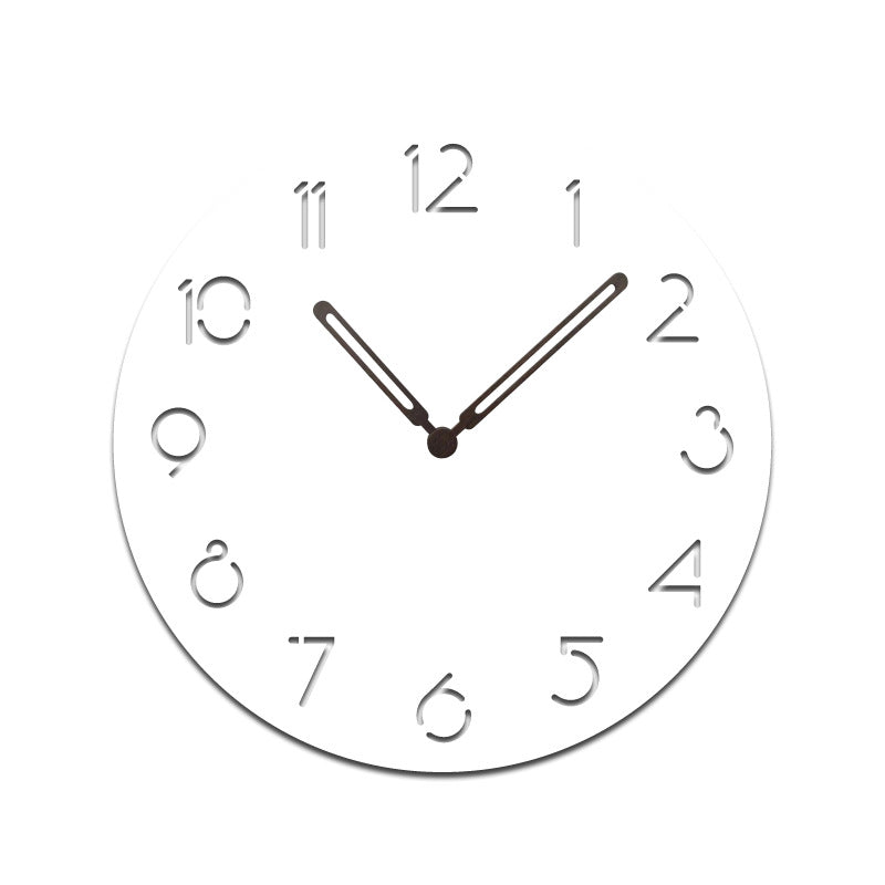 LZINA™ | Atmospheric LED Light Silent Wall Decor Clock