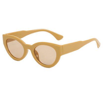 Ladies fashionable square sunglasses with mirrored lenses Bowlift